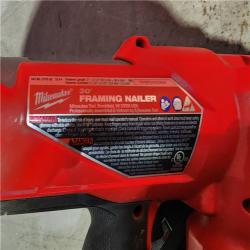 HOUSTON LOCATION - AS-IS M18 FUEL 3-1/2 in. 18-Volt 30-Degree Lithium-Ion Brushless Cordless Framing Nailer (Tool-Only)