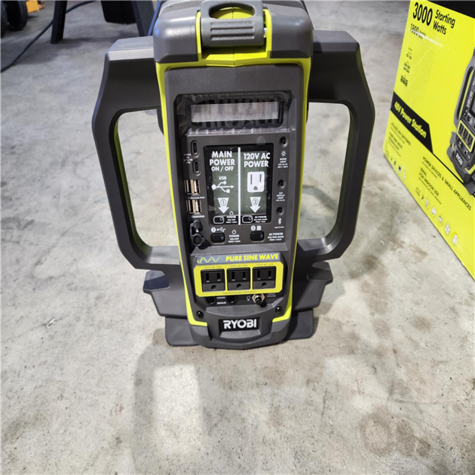 HOUSTON LOCATION - AS-IS (APPEARS LIKE NEW) 40V 1800-Watt Portable Battery Power Station Inverter Generator and 4-Port Charger (Tool Only)