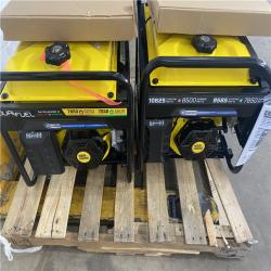 Houston Location - AS-IS Champion Dual Fuel Generator 7850 Starting Watts 6250 Running Watts Generator and 10,625 Starting Watts 8,500 Running Watts Generators