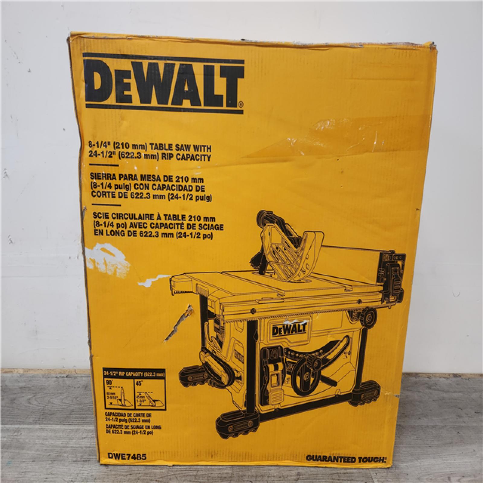 Phoenix Location DEWALT NEW 15 Amp Corded 8-1/4 in. Compact Portable Jobsite Tablesaw (Stand Not Included)