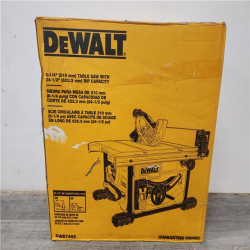 Phoenix Location DEWALT NEW 15 Amp Corded 8-1/4 in. Compact Portable Jobsite Tablesaw (Stand Not Included)