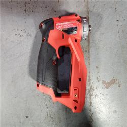 HOUSTON LOCATION - AS-IS Milwaukee M12 FUEL 12V Lithium-Ion Brushless Cordless 4-in-1 Installation 3/8 in. Drill Driver Kit with 4-Tool Heads