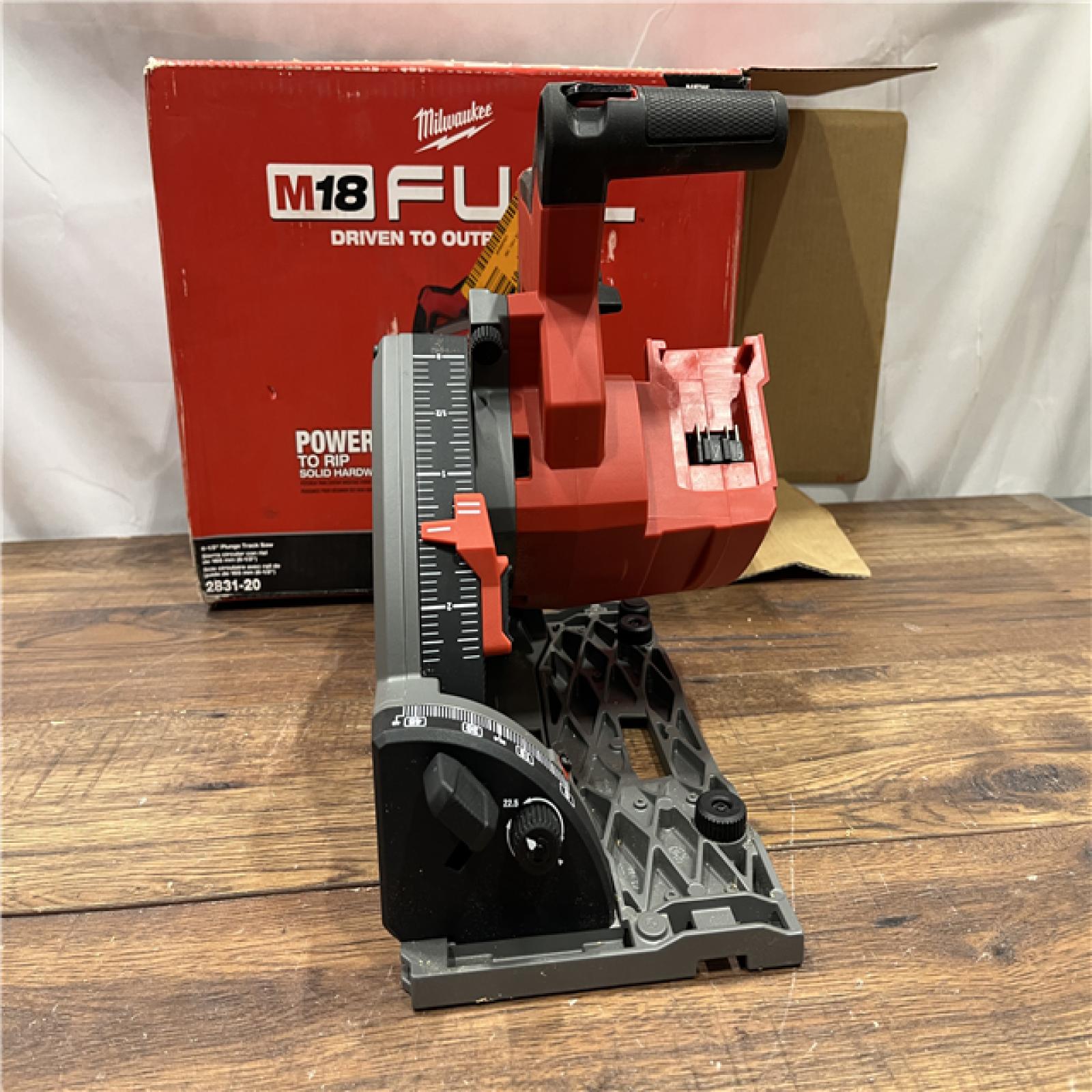 AS IS-Milwaukee M18 Fuelâ„¢ 6-1/2  Plunge Track Saw