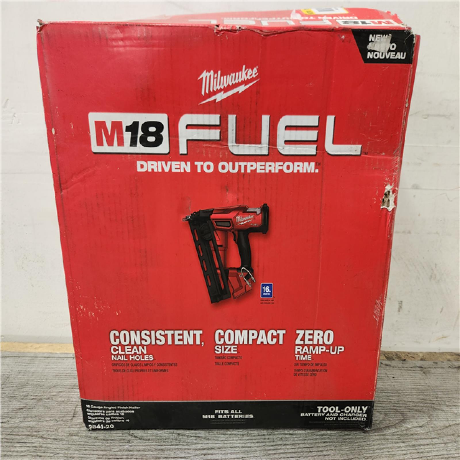 Phoenix Location NEW Milwaukee M18 FUEL 18-Volt Lithium-Ion Brushless Cordless Gen II 16-Gauge Angled Finish Nailer (Tool-Only)