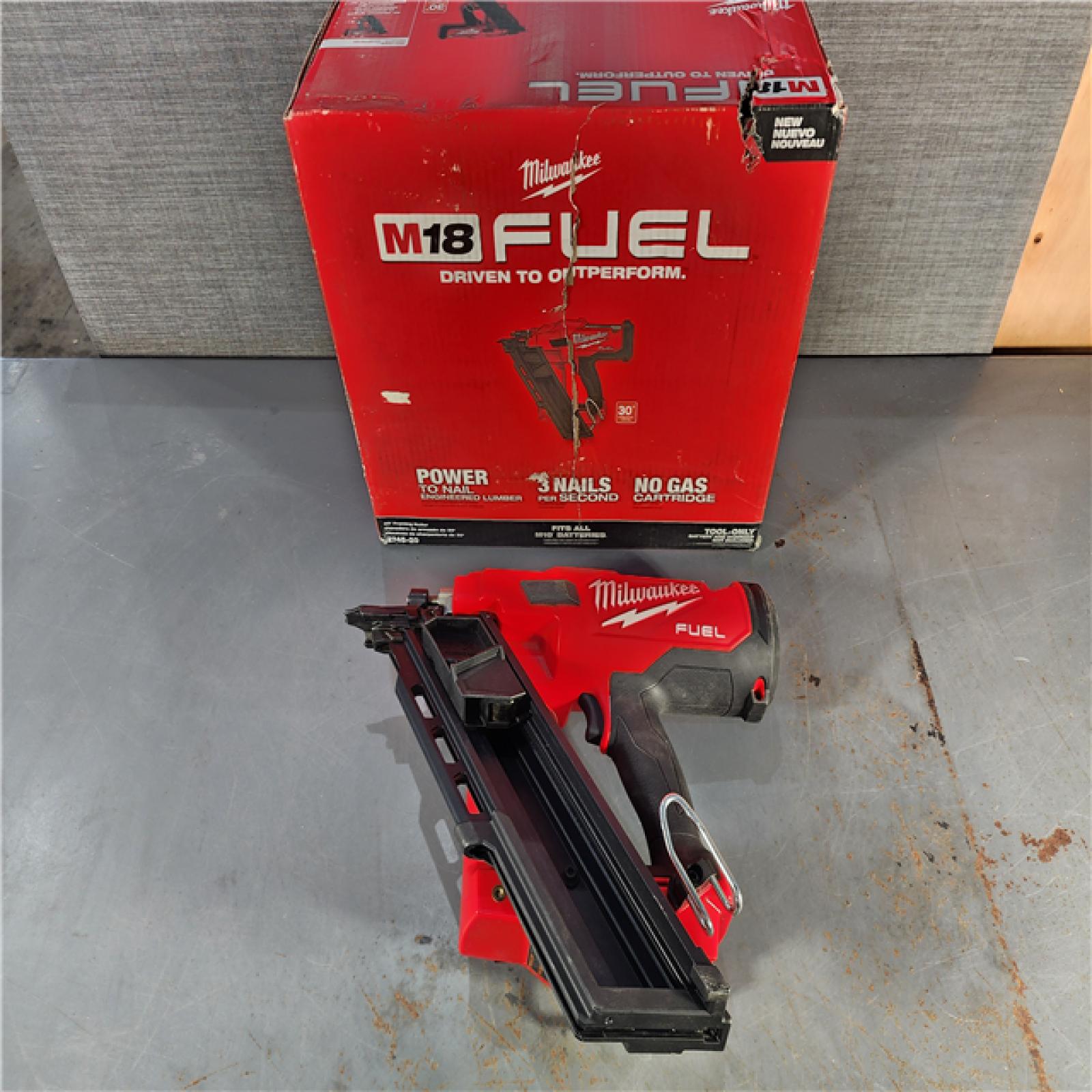 HOUSTON LOCATION - AS-IS (APPEARS LIKE NEW) M18 FUEL 3-1/2 in. 18-Volt 30-Degree Lithium-Ion Brushless Cordless Framing Nailer (Tool-Only)