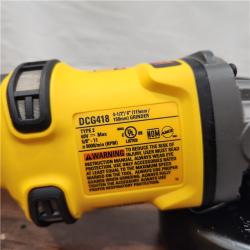 AS-IS DeWalt FLEXVOLT 60V MAX Cordless Grinder  4.5 - 6   9000 RPM  1 EA (115-DCG418B) (ONLY TOOL)