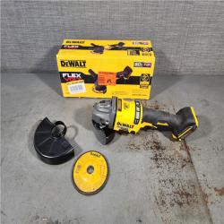 HOUSTON LOCATION - AS-IS DEWALT FLEXVOLT 60V MAX Cordless Brushless 4.5 in. to 6 in. Small Angle Grinder with Kickback Brake (Tool Only)