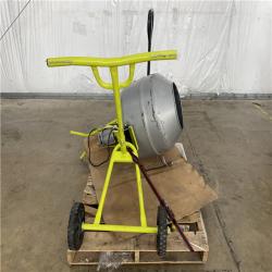 Houston Location - AS-IS Ryobi 5.0 cu. ft. Portable Concrete Mixer