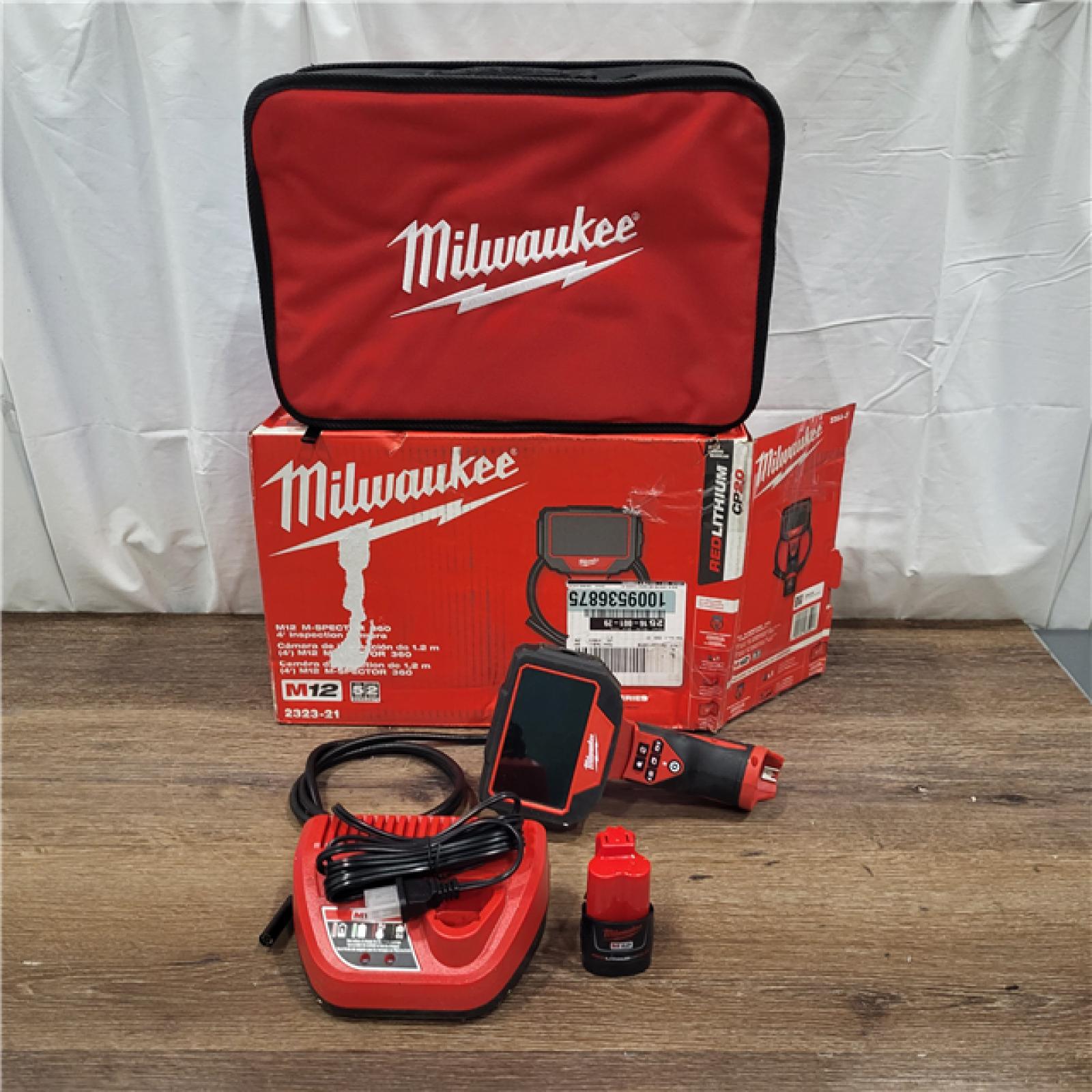 AS-IS M12 12V Lithium-Ion Cordless M-SPECTOR 360-Degree 4 Ft. Inspection Camera Kit