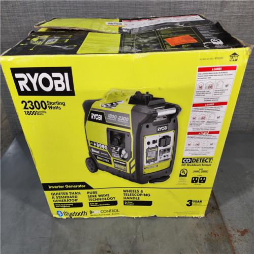 HOUSTON LOCATION - AS-IS 2,300-Watt Recoil Start Bluetooth Super Quiet Gasoline Powered Digital Inverter Generator with CO Shutdown Sensor