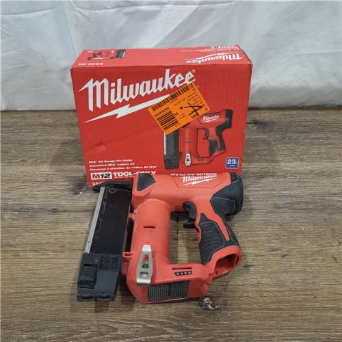 AS-IS Milwaukee 2540-20 12V 23 Gauge Cordless Pin Nailer (Tool Only)