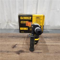 AS IS Dewalt DCH172B MAX Atomic 20V 5/8 Inch Brushless Cordless SDS Plus Rotary Hammer (Tool Only)