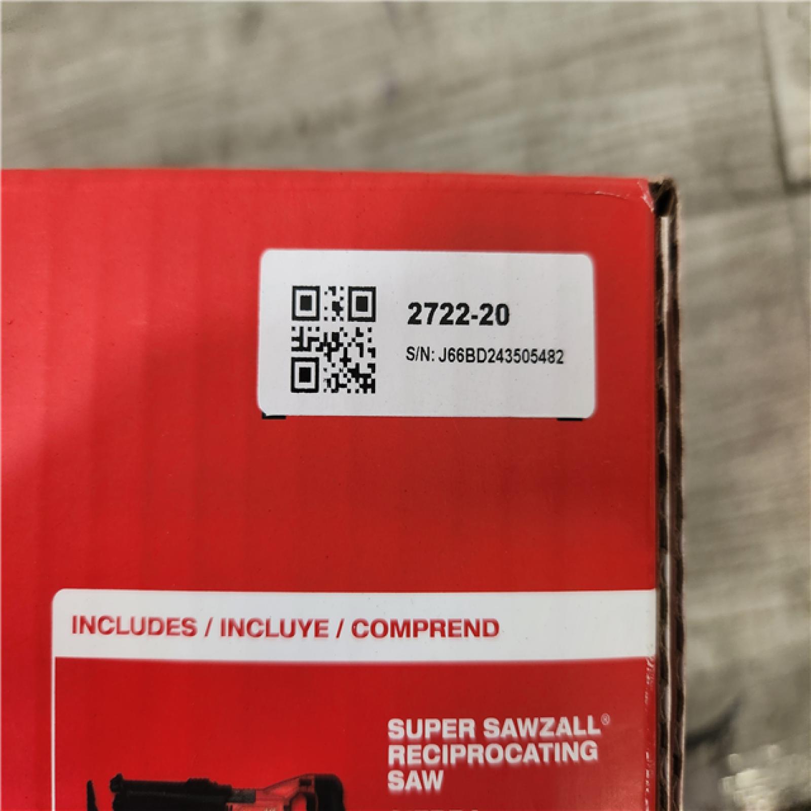 Phoenix Location NEW Milwaukee M18 FUEL 18V Lithium-Ion Brushless Cordless Super SAWZALL Orbital Reciprocating Saw (Tool-Only)