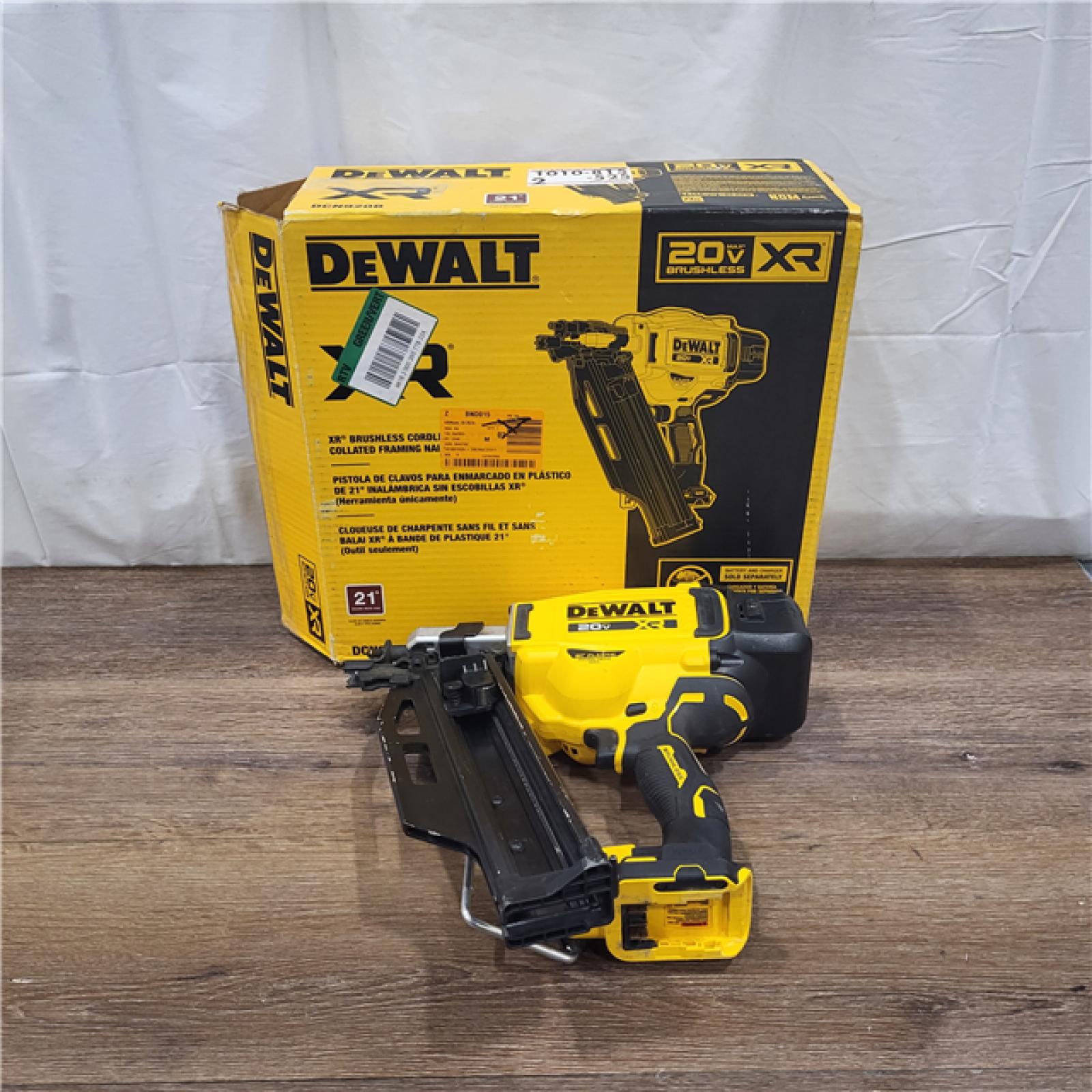 AS-IS 20-Volt 21Â° Cordless Framing Nailer (Tool-Only)