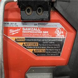 AS-IS Milwaukee M18 18V Fuel Sawzall 1-1/4  Reciprocating Saw Cordless Lithium-Ion Brushless 2821-20