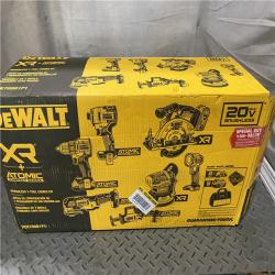 Houston location AS-IS 20-Volt MAX Lithium-Ion Cordless 7-Tool Combo Kit with 2.0 Ah Battery, 5.0 Ah Battery and Charger