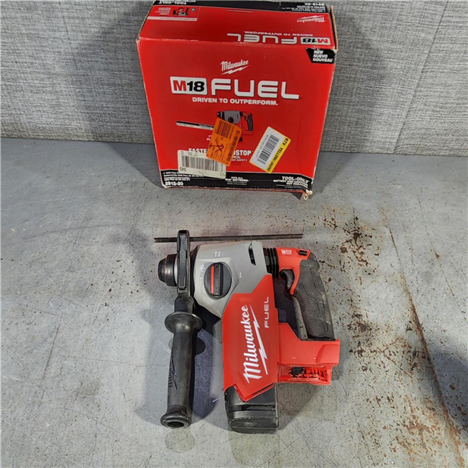 HOUSTON LOCATION - AS-IS M18 FUEL 18V Lithium-Ion Brushless Cordless 1 in. SDS-Plus Rotary Hammer (Tool-Only)