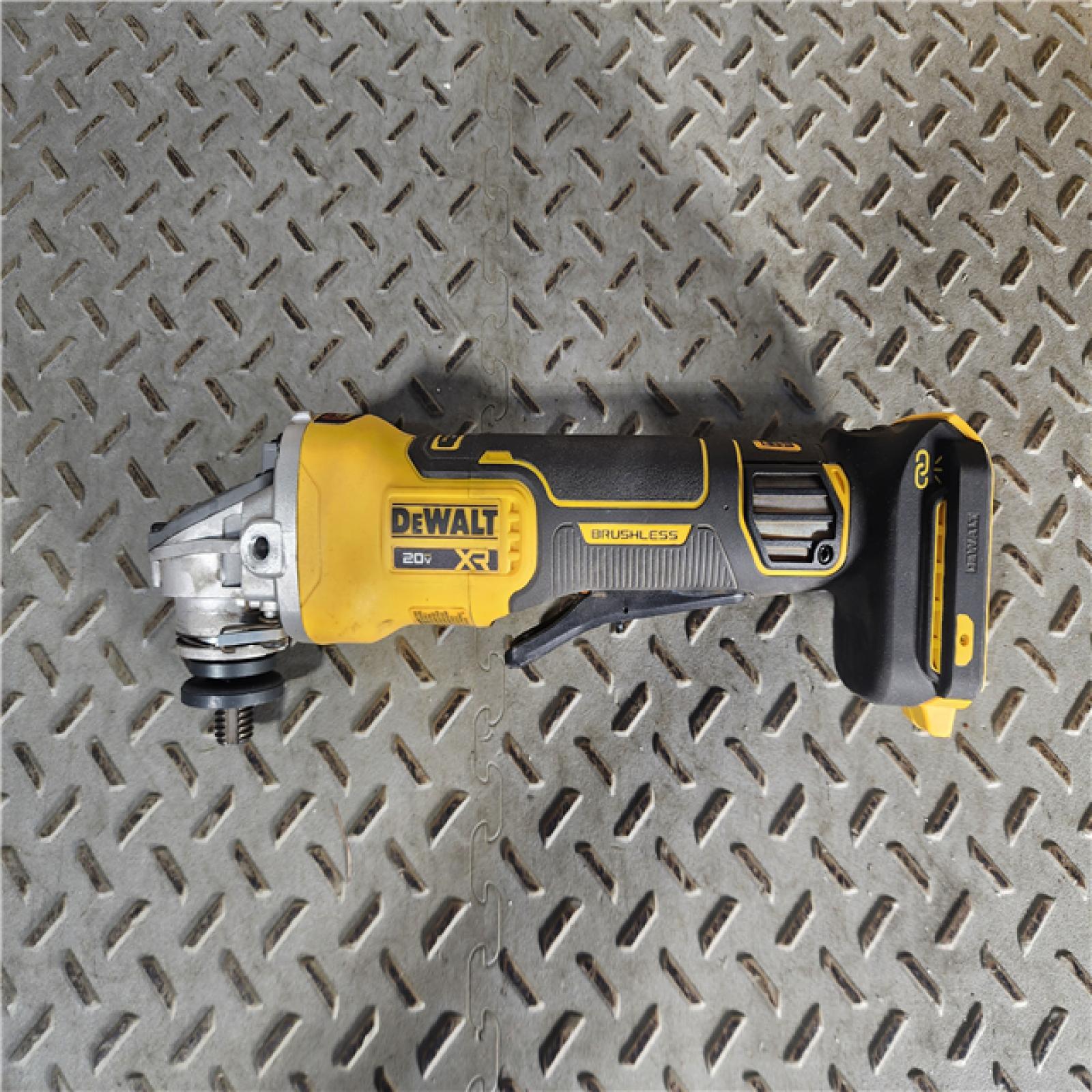 HOUSTON LOCATION - AS-IS 20V XR Cordless 4-1/2. in. to 5 in. Variable Speed Angle Grinder (Tool Only)