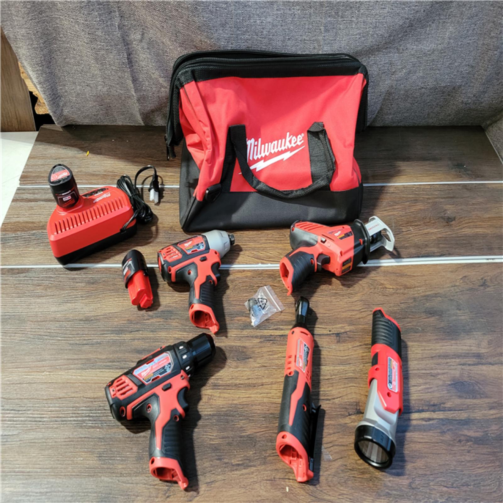 California New 5 TOOL Combo Kit (2 Batteries, Charger, and Bag Included)