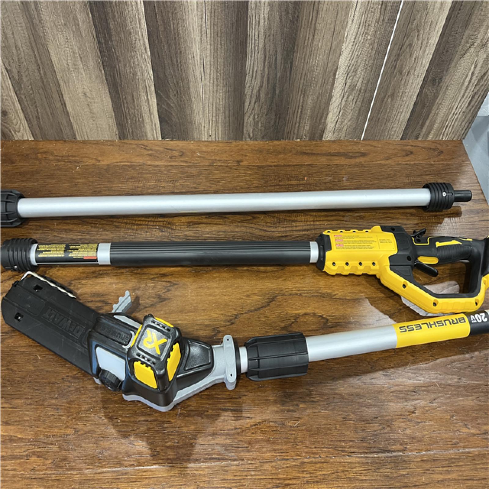 AS-IS DEWALT 20V MAX 8in. Brushless Cordless Battery Powered Pole Saw (Tool Only)