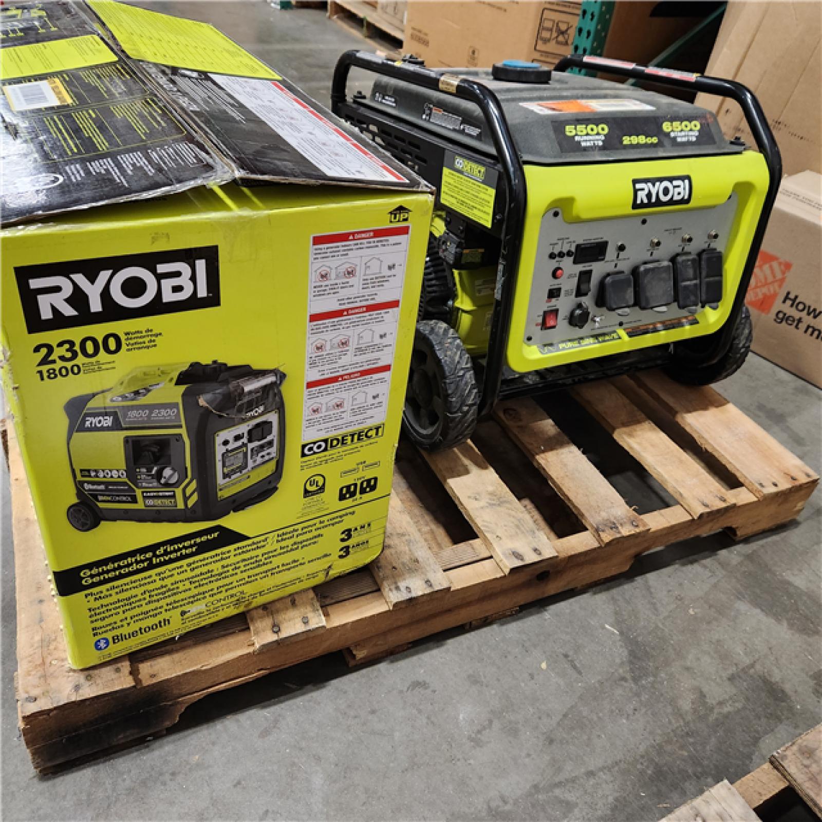 Dallas Location - As-Is RYOBI Gasoline Powered Portable Generator(Lot Of 2)