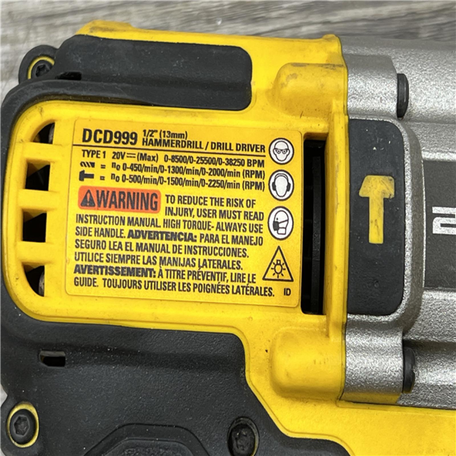 AS-IS Dewalt FLEXVOLT 20 Volt 1/2 in. Brushless Cordless Hammer Drill/Driver Kit (Battery & Charger)