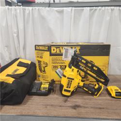 AS IS DeWalt DCN660D1 20V 16 Gauge Cordless Angled Finish Nailer Kit W/ 2Ah Battery