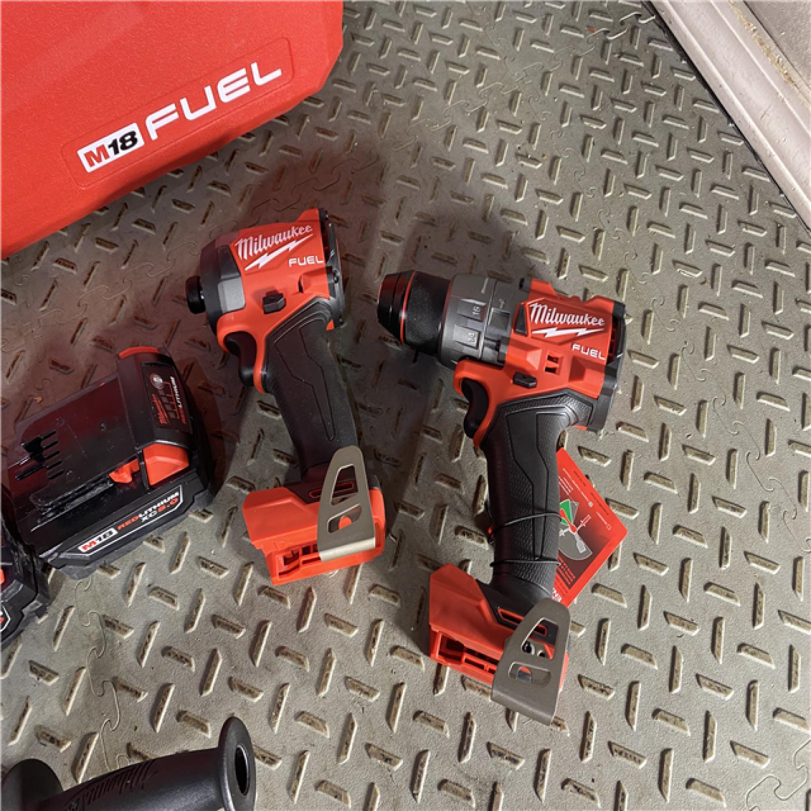 HOUSTON LOCATION - AS-IF M18 FUEL 18V Lithium-Ion Brushless Cordless Hammer Drill and Impact Driver Combo Kit (2-Tool) with 2 Batteries