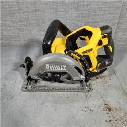 HOUSTON LOCATION - AS-IS (APPEARS LIKE NEW) DEWALT FLEXVOLT 60V MAX Cordless Brushless 7-1/4 in. Wormdrive Style Circular Saw (Tool Only)