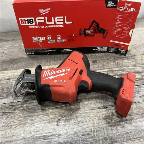 AS-IS MILWAUKEE M18 FUEL 18V Lithium-Ion Brushless Cordless HACKZALL Reciprocating Saw (Tool-Only)