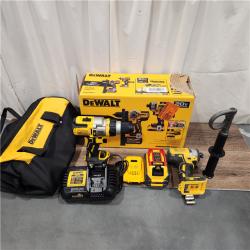 AS IS DEWALT 20V MAX Cordless Brushless Hammer Drill/Driver 2 Tool Combo Kit with FLEXVOLT ADVANTAGE