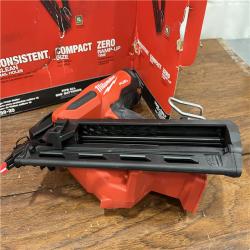 AS-ISMilwaukee 2839-20 M18 FUEL 15 Ga. 18 Volt Brushless Angled Finish Nailer