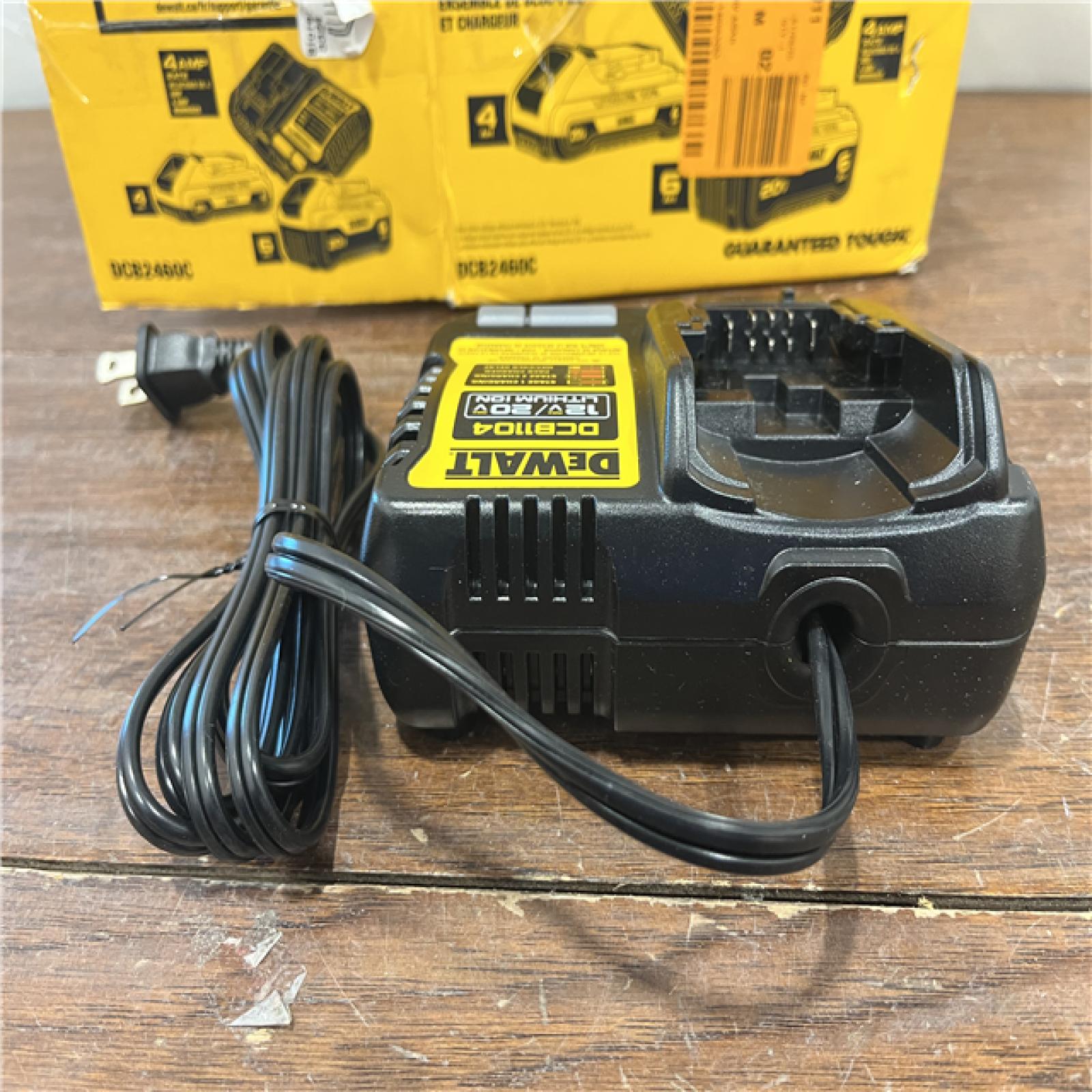 AS-ISDEWALT 20V MAX Lithium-Ion 6.0Ah and 4.0Ah Battery and Charger Starter Kit