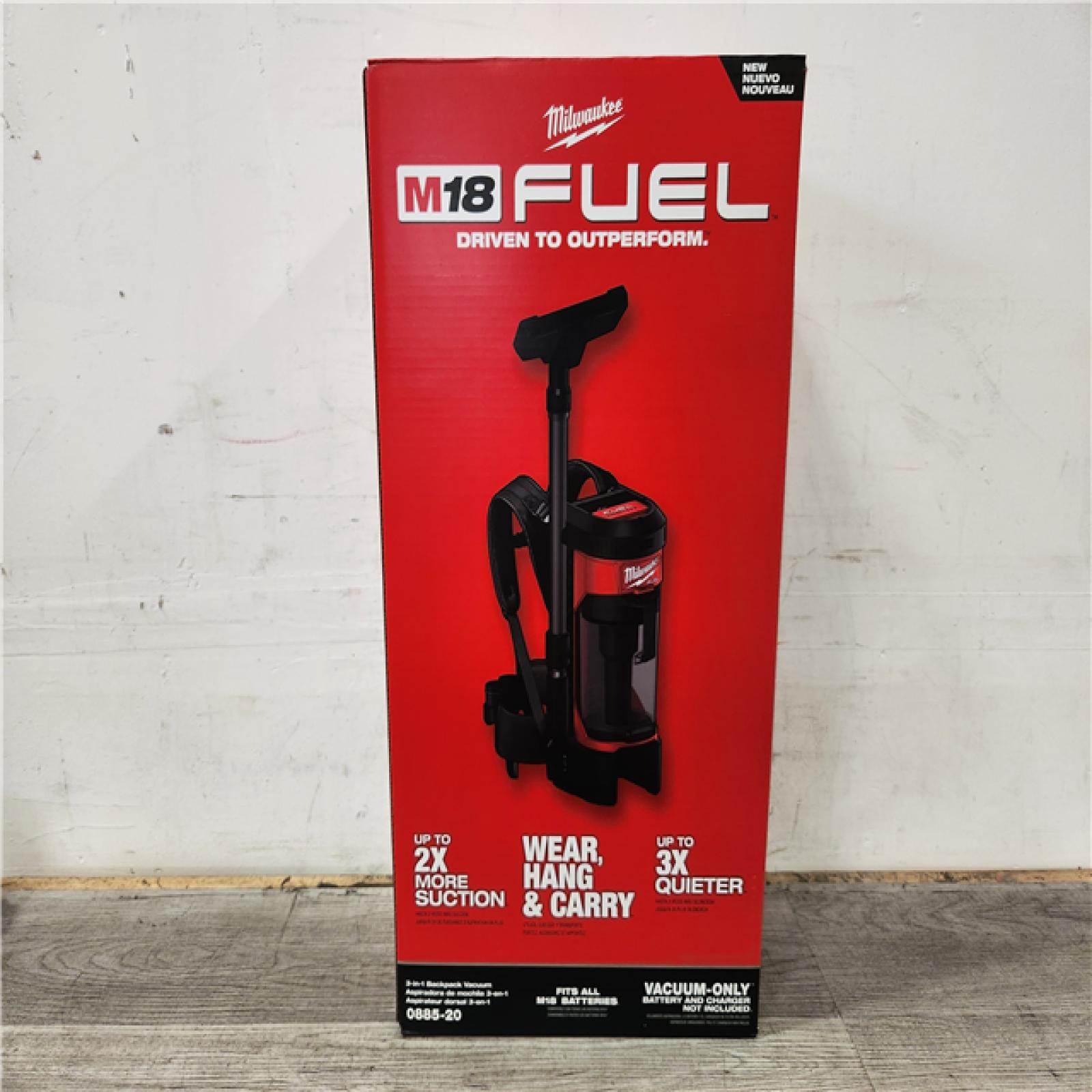 Phoenix Location NEWMilwaukee M18 FUEL 18-Volt Lithium-Ion Brushless 1 Gal. Cordless 3-in-1 Backpack Vacuum (Vacuum-Only)