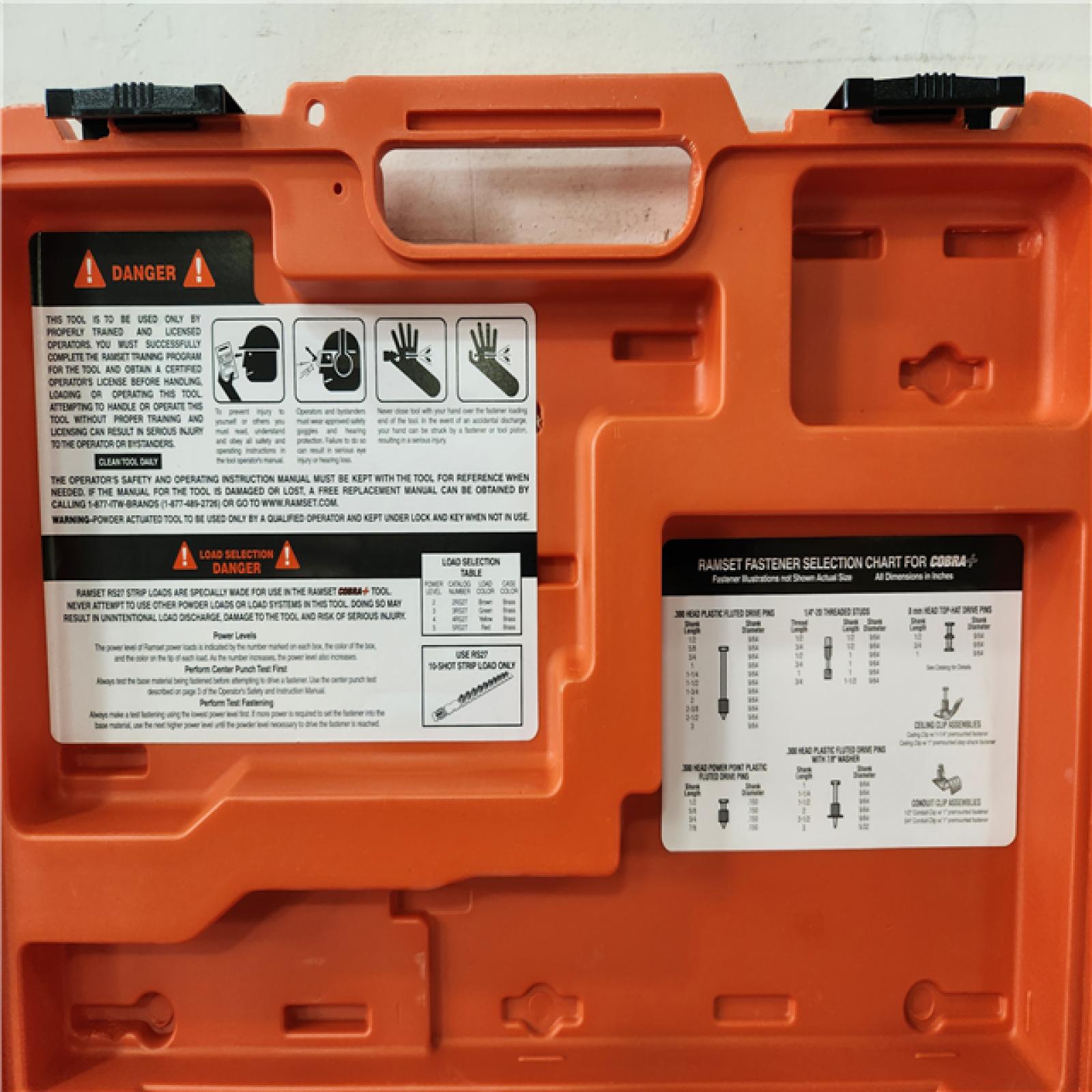 Phoenix Location Ramset Cobra+ 0.27 Caliber Semi-Automatic Powder Actuated Tool (PAT) with Silencer