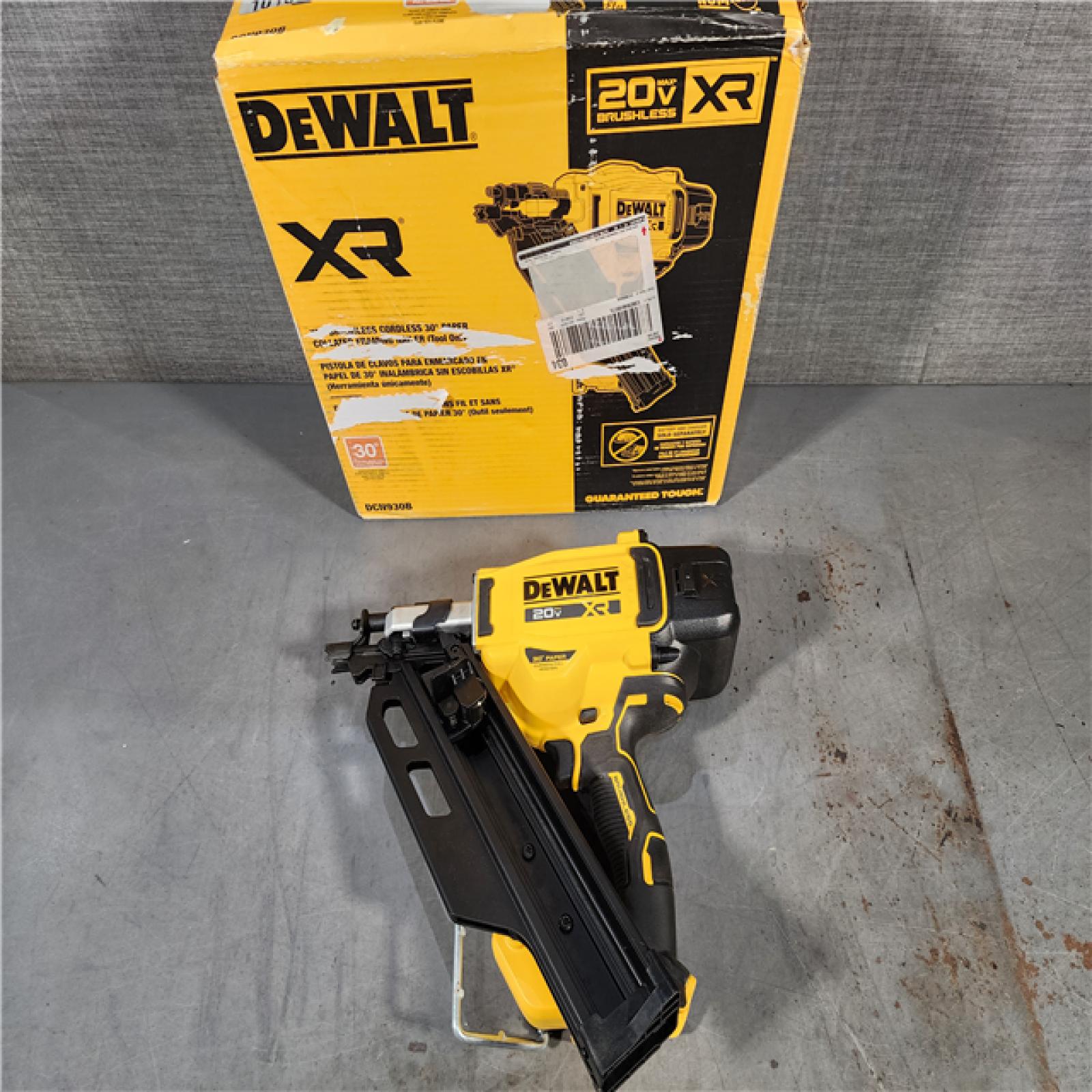 HOUSTON LOCATION - AS-IS DEWALT 20-Volt 30Â° Cordless Framing Nailer (Tool-Only)