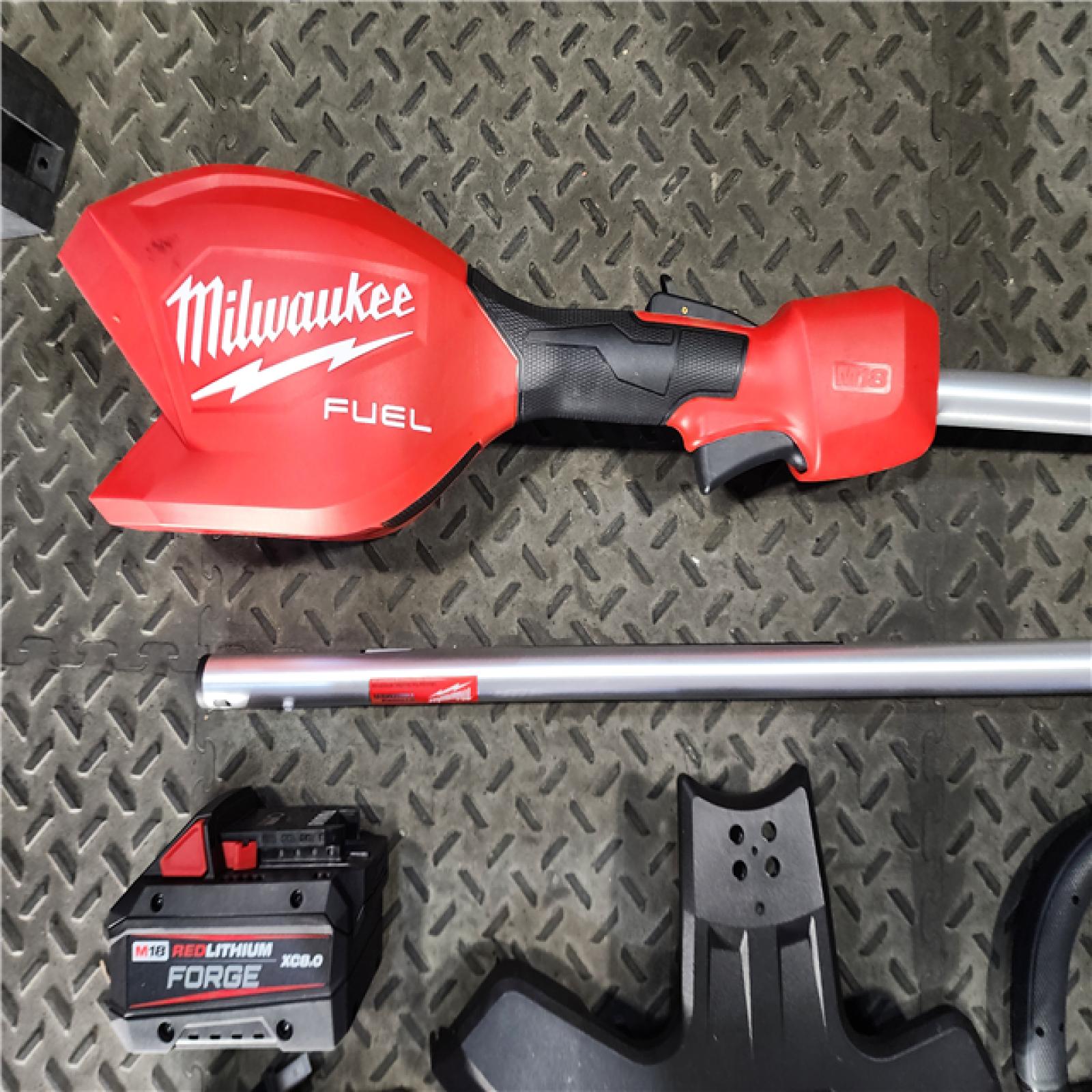 HOUSTON LOCATION - AS-IS MILWAUKEE 16 Cordless String Trimmer Kit,Brushless