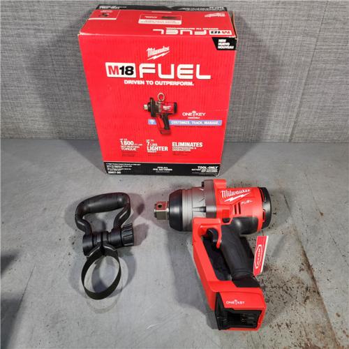 HOUSTON LOCATION - AS-IS (APPEARS LIKE NEW) Milwaukee 2867-20 18V M18 FUEL Lithium-Ion Brushless Cordless 1 High Torque Impact Wrench W/ ONE-KEY (Tool Only)