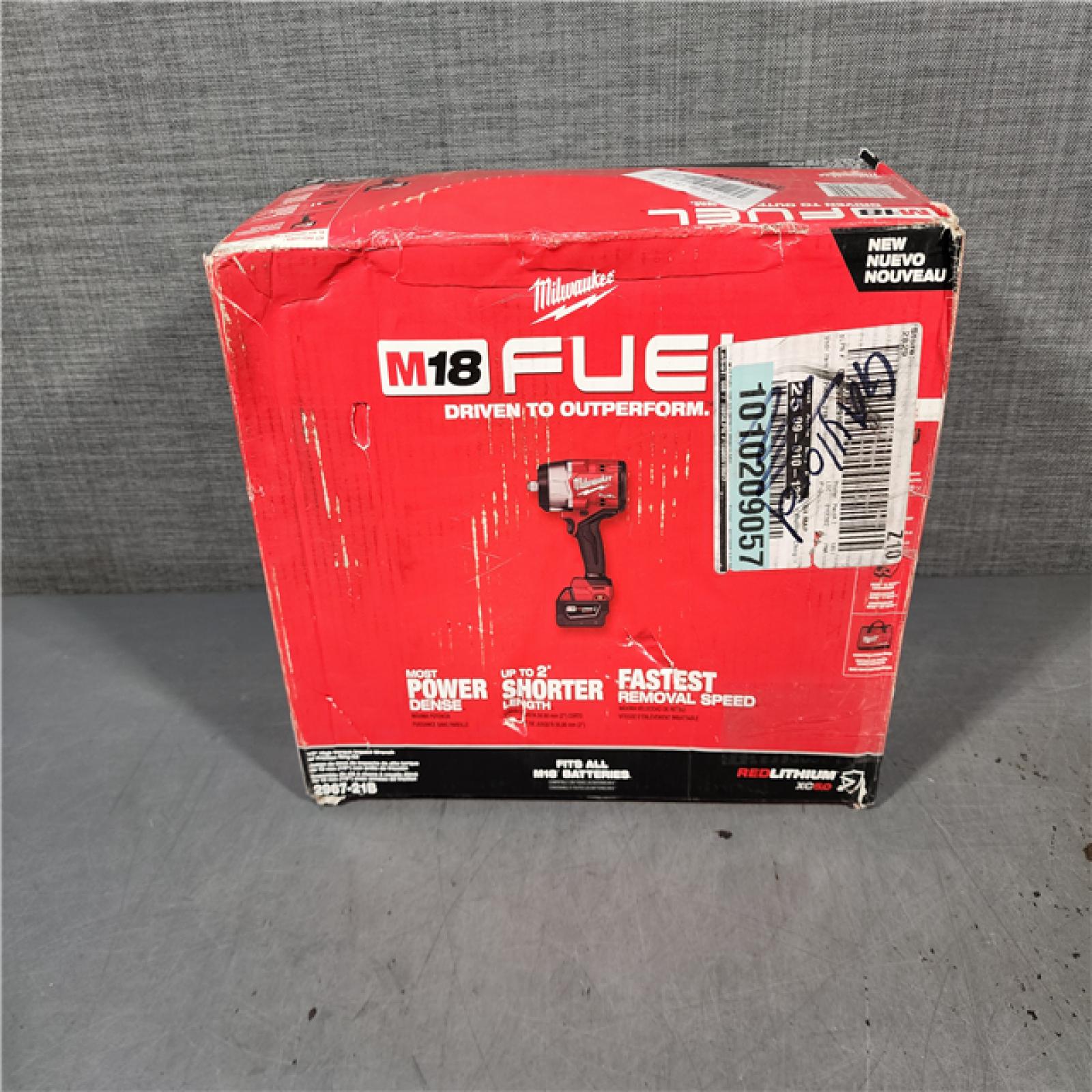 HOUSTON LOCATION - AS-IS Milwaukee M18 1/2 in. Cordless Brushless High Torque Impact Wrench Kit (Battery & Charger)