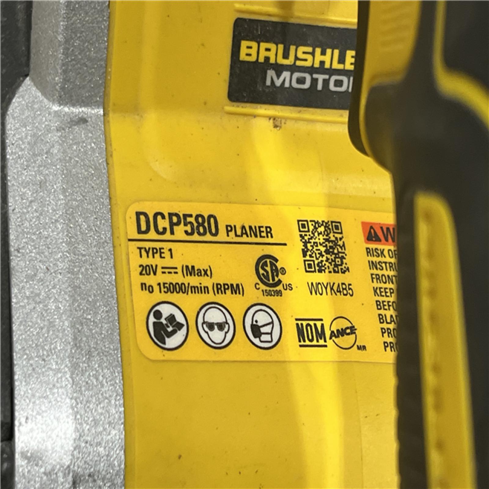 AS-IS DEWALT DCP580B 20V MAX Lithium Ion Brushless Planer