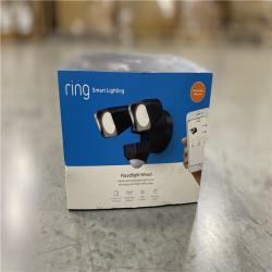 NEW! - Ring Smart Lighting Black Motion Activated Outdoor Integrated LED Floodlight Wired