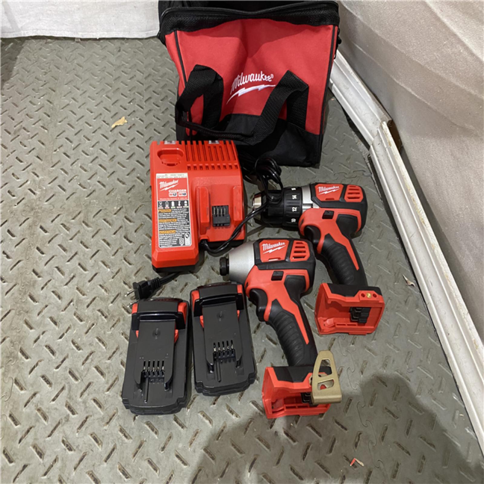 Houston location AS-IS Milwaukee Electric Tools 2691-22 MILWAUKEE M18 COMBO KITS LIKE NEW