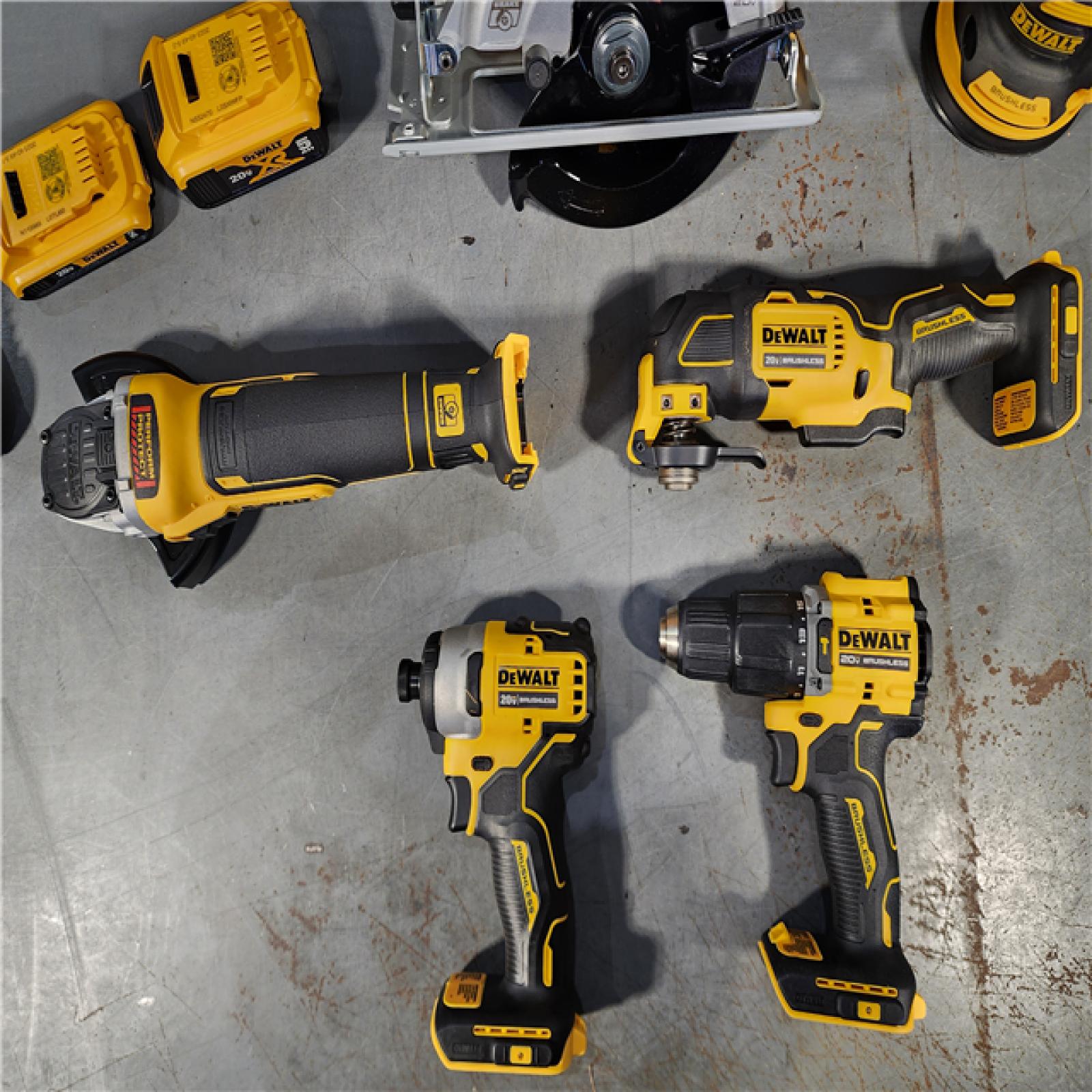 HOUSTON LOCATION - AS-IS Dewalt 20-Volt MAX ToughSystem Lithium-Ion 6-Tool Cordless Combo Kit