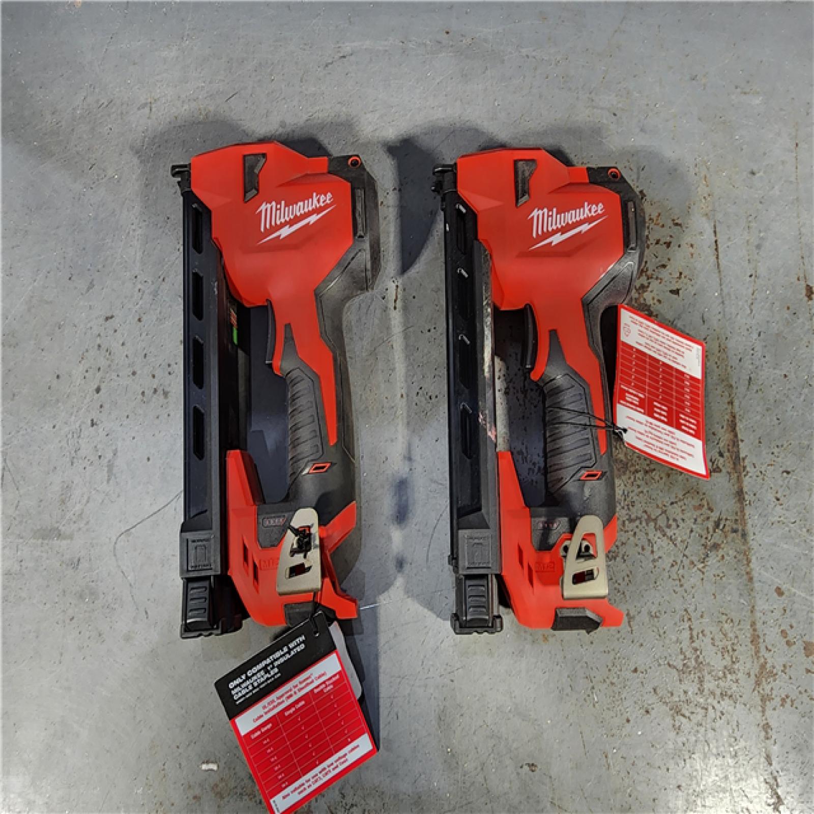 HOUSTON LOCATION - AS-IS (2) Milwaukee M12 Cable Stapler (TOOL ONLY)