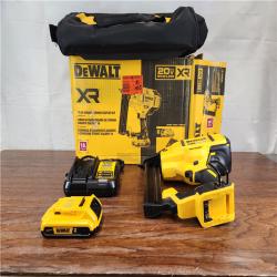 AS-IS DEWALT 20V MAX XR Lithium-Ion Cordless 18-Gauge Narrow Crown Stapler Kit