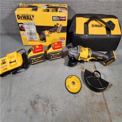 HOUSTON LOCATION - AS-IS (APPEARS LIKE NEW) DeWalt Flexvolt 60V Max Cordless Grinder  4.5 in; 6 in  Kit  1 KT (115-DCG418X2)