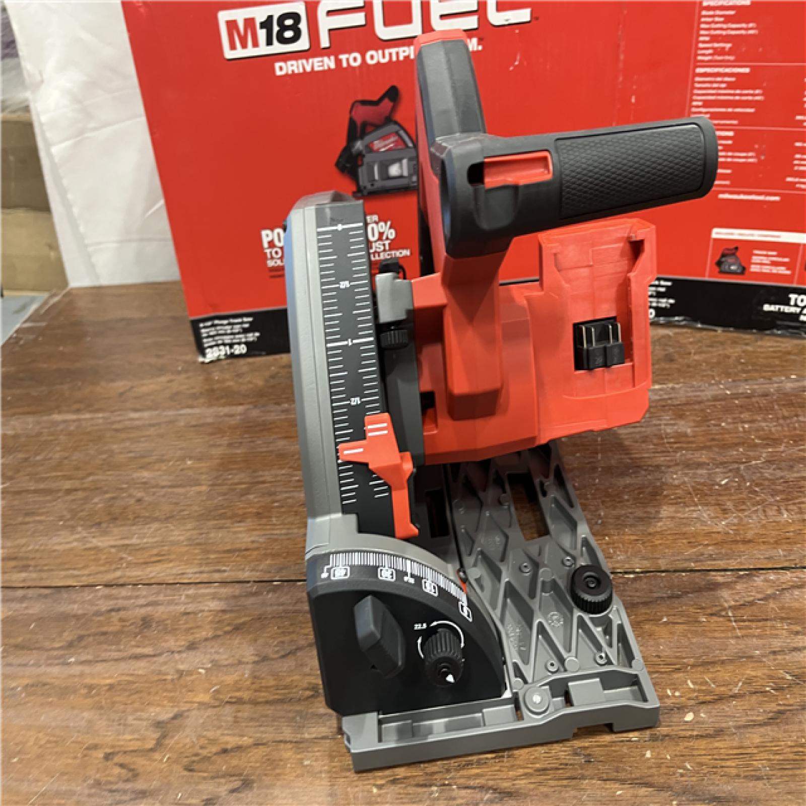 AS-ISMilwaukee M18 FUEL 18V Lithium-Ion Cordless Brushless 6-1/2 in. Plunge Cut Track Saw (Tool-Only)