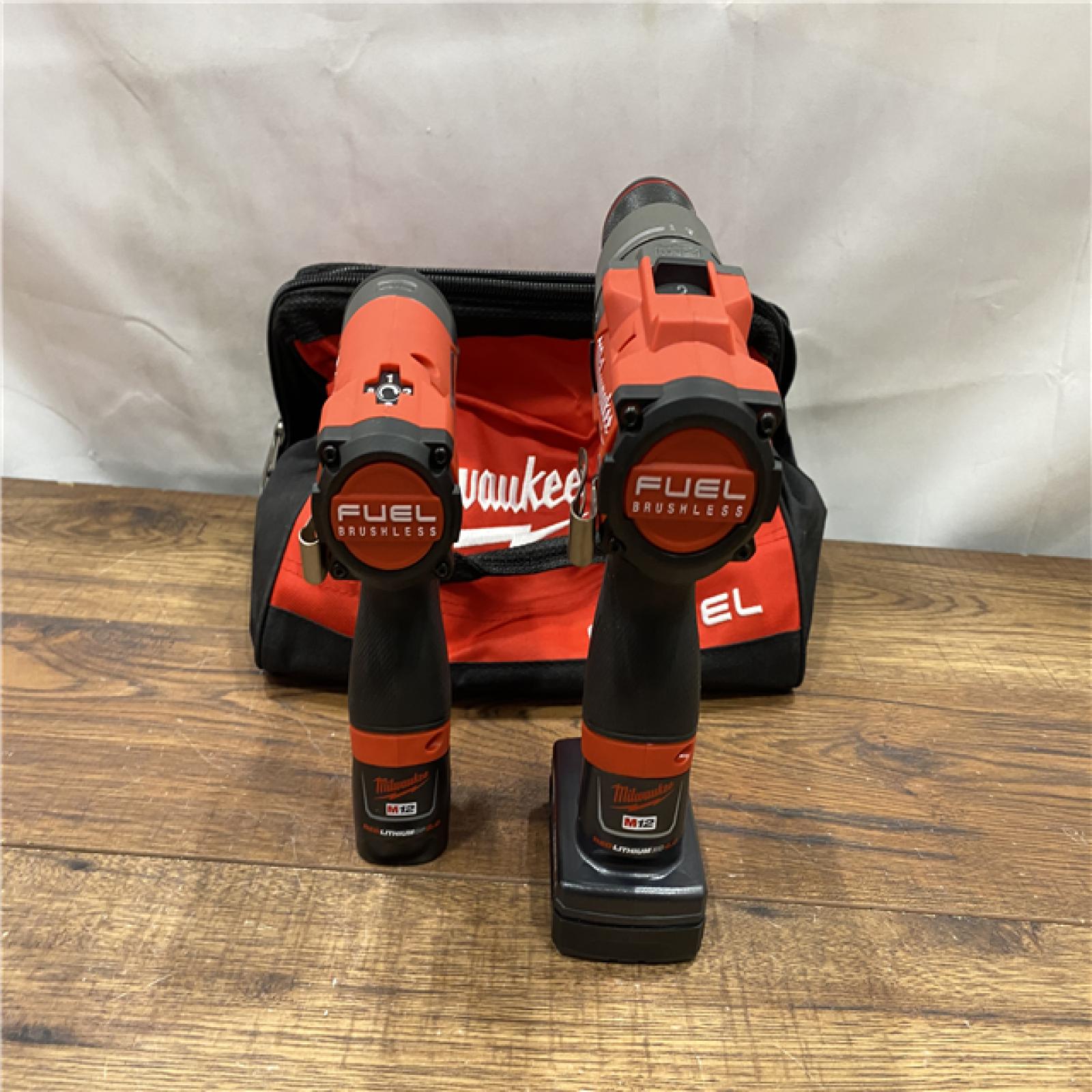 AS IS Milwaukee 2497-22 M12 Hammer Drill and Impact Combo