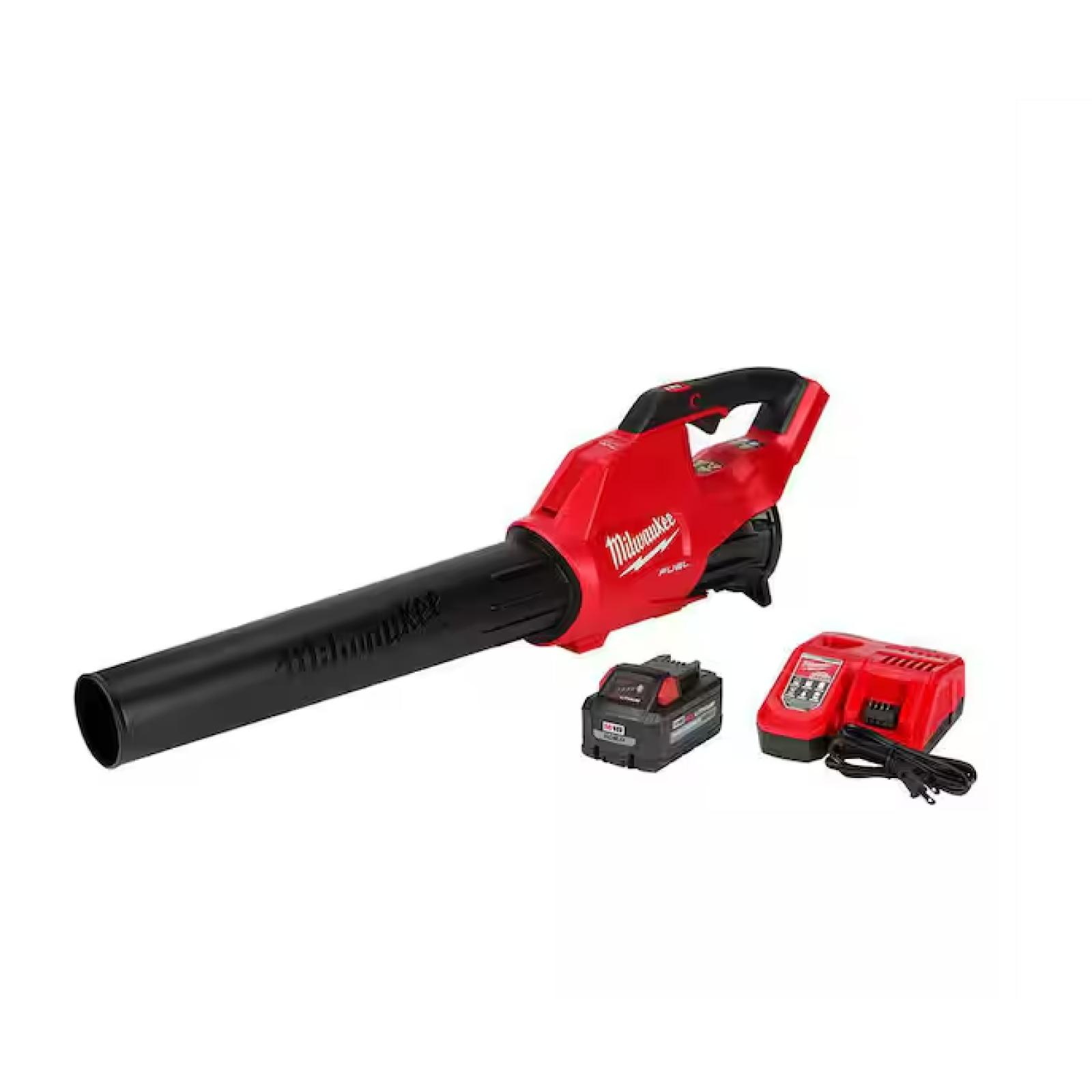 NEW! - Milwaukee M18 FUEL 120 MPH 450 CFM 18V Lithium-Ion Brushless Cordless Handheld Blower Kit with 8.0 Ah Battery, Rapid Charger