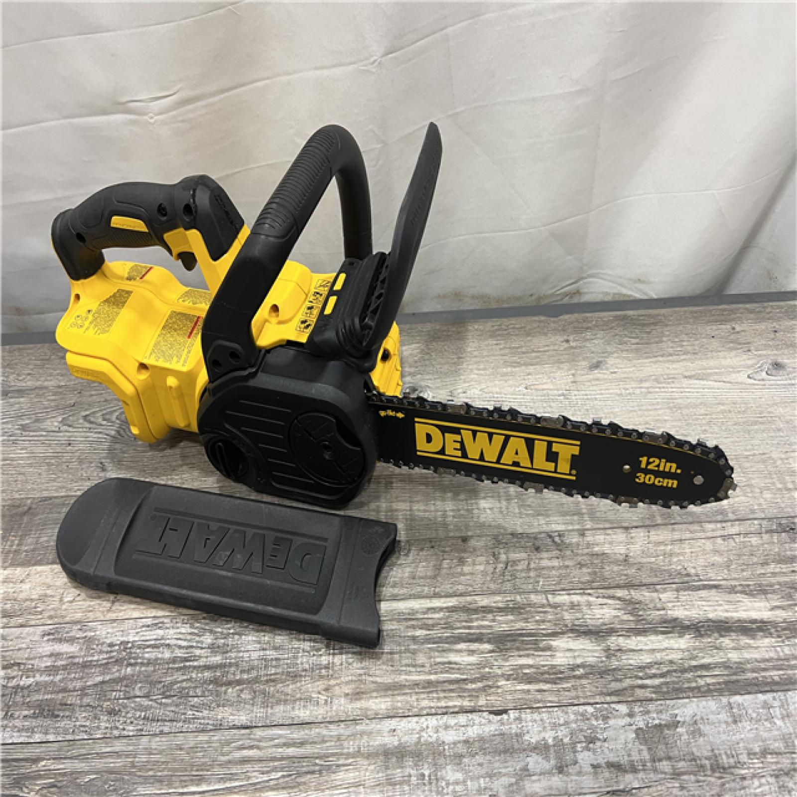 AS-IS DEWALT 20V MAX 12in. Brushless Cordless Battery Powered Chainsaw (Tool Only)